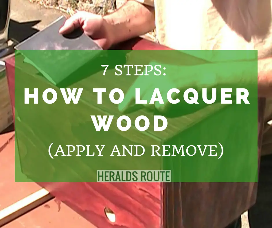 how to lacquer wood